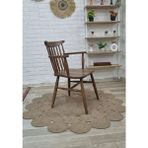 Silla Kollu Yıldız Sandalye Ceviz Ahşap Sandalye