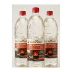 silmogen 3 LT (3×1000 ML) Bio Ethanol Sıvı Şömine Yakıtı