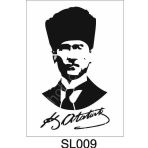 Siluet Desenler Stencil Şablon (21x30) Sl-009