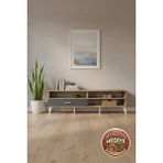 Silva Tv Ünitesi 2 Raflı Tek Çekmeceli 176X30X51 Çam/antrasit - Modern ve Fonksiyonel