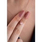 Silvano Jewelry 925 Ayar Gümüş Baget Kolye