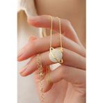 Silvano Jewelry 925 Ayar Gümüş Gold Gezegen Kolye