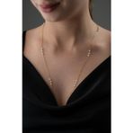 Silvano Jewelry 925 Ayar Gümüş İncili Zincir Kolye