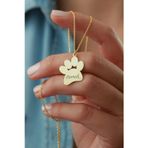 Silvano Jewelry 925 Ayar Gümüş Isimli Pati Kolye