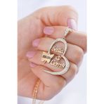 Silvano Jewelry 925 Ayar Gümüş Isimli Tarihli Kelebekli Kalp Kolye
