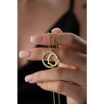 Silvano Jewelry 925 Ayar Gümüş Zirkon Taşlı Atatürk Kolye