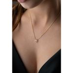 Silvano Jewelry 925 Ayar Gümüş Zirkon Taşlı Fatma Eli Kolye