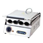 Silver 1800 W 4 Adet Pişirme Kapasiteli Teflon Çıkarılabilir Plakalı Izgara ve Tost Makinesi