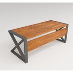 Silver Ahşap Ofis Masası 180x85x76 Cm-ön Ahşap-antrasit Renk Ayak