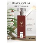 silver elegance vip perfume Black Opium Edp 50 ml – Tatlı, Kahveli ve Oryantal Kadın Parfümü (K-092)