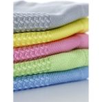 Silver Home 5'li 42x68 cm Renkli Mikrofiber Dekoratif Cam Temizlik Bezi