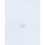 Silver Hunters Halka Gümüş Kulak Piercing 10 mm 925 Ayar Gümüş Gold(Altın) Renk Halka Piercing 1 Adet
