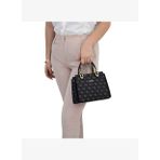 Silver Kadın Omuz Çantası 1133-45787 SILVER POLO BAYAN ÇANTASI M178 FÜME-MAT SİYAH
