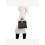 Silver Kadın Omuz Çantası 1166-45928 SILVER POLO BAYAN ÇANTASI M178 FÜME-MAT SİYAH