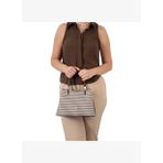Silver Kadın Omuz Çantası 1205-47383 SILVER POLO BAYAN ÇANTASI M191 KAHVE SARI-MAT KAHVE