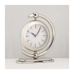 Silver Metal 'C' Masa Saati 5 * 15 * 18 cm