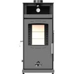 Sılver Plus 8 Kw Kuzine/ Manuel Pelet Ve Odun Sobası / Baba's Stove