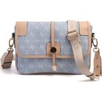 Silver & Polo Kadın Çapraz Çanta 1182-46522 SILVER POLO ÇAPRAZ BAYAN ÇANTASI M178 MAVİ-MAT TEN