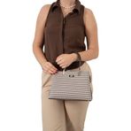 Silver Polo Kadın Omuz Çantası 1098-47946 SILVER POLO BAYAN ÇANTASI M191 KAHVE SARI-MAT KAHVE