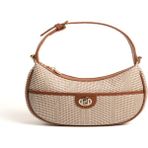 Silver Polo Kadın Omuz Çantası 1194-46973 Sılver Polo Bayan Çantası M132 Bej-Mat Taba - Bej - Taba