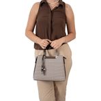 Silver Polo Kadın Omuz Çantası 969-47368 SILVER POLO BAYAN ÇANTASI M191 KAHVE SARI-MAT KAHVE