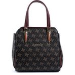 Silver & Polo Kahve Sarı - Bordo SP1136 Kadın El Çantası