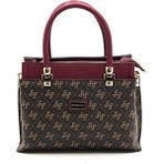 Silver & Polo Kahve Sarı - Bordo SP826 Kadın El Çantası - Kahve - Sarı - Bordo