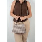 Silver & Polo Kahve Sarı - Kahve SP1205 Kadın El Çantası