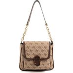 Silver & Polo Koyu Bej - Kahve SP1147 Kadın Omuz Çantası