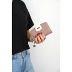 Silver & Polo Kum - Kemik SP874 Kadın Cüzdan & Kartlık