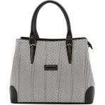 Silver Polo Silver Polo Kadın El Çantası Siyah Beyaz - Siyah NV667 - Siyah - Beyaz