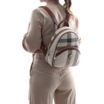 Silver Polo Silver Polo Kadın Sırt Çantası Krem - Taba NV945