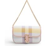 Silver & Polo Silver Polo Lila - Pembe Ekose Kadın Omuz Çantası SP1171