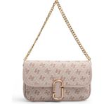 Silver & Polo Silver Polo Pembe - Pudra Monogram Kadın Omuz Çantası SP1171