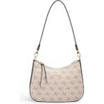 Silver & Polo Silver Polo Pembe - Pudra Monogram Kadın Omuz Çantası SP1259