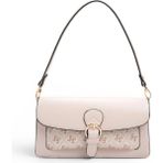 Silver & Polo Silver Polo Pudra - M178 Pembe - Pudra Düz Kadın Omuz Çantası SP1279