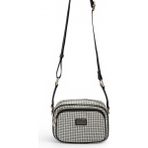 Silver & Polo Silver Polo Siyah - Siyah Kaz Ayağı Ekose Kadın Çapraz Çanta SP1111