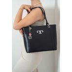 Silver & Polo Silver Polo SP1176 Kadın Omuz Çantası Düz Siyah-Siyah