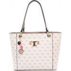 Silver & Polo Silver Polo SP1176 Kadın Omuz Çantası Monogram Bej-Kum