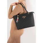 Silver & Polo Silver Polo SP1176 Kadın Omuz Çantası Monogram Siyah-Siyah