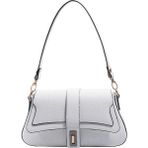 Silver & Polo Silver Polo SP1177 Kadın Omuz Çantası Logolu Beyaz-Beyaz