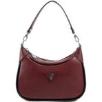 Silver & Polo Silver Polo SP1180 Kadın Omuz Çantası Düz Bordo-Bordo-Siyah