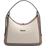 Silver & Polo Silver Polo SP1187 Kadın Omuz Çantası Düz Bej-Latte