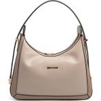 Silver & Polo Silver Polo SP1187 Kadın Omuz Çantası Düz Koyu Bej-Latte