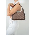 Silver & Polo Silver Polo SP1187 Kadın Omuz Çantası Monogram Kahve-Kahve