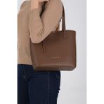 Silver & Polo Silver Polo SP1243 Kadın Omuz Çantası Mini Rolax Kahve-Kahve