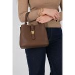 Silver & Polo Silver Polo SP1245 Kadın Omuz Çantası Mini Rolax Kahve-Kahve