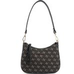 Silver & Polo Silver Polo SP1259 Kadın Omuz Çantası Monogram Füme-Siyah