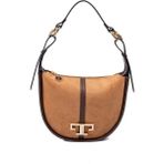 Silver & Polo Silver Polo SP1270 Kadın Omuz Çantası Süet Taba-Kahve