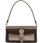 Silver & Polo Silver Polo SP1279 Kadın Omuz Çantası Düz KAHVE-M105 Koyu Bej-Latte